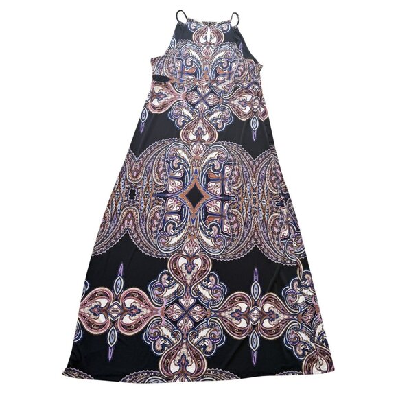 INC International Concepts Womens REtro Boho Wedding Maxi Dress Resort Halter M - Picture 4 of 5